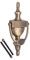 Infinity Decor Victorian Style 8” Solid Brass Urn Door Knocker in Antique Brass Finish – Premium Quality Hand Door Knocker for Entrance Front Door Furniture