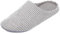 Generisch Hausschuhe Herren Rückstellschaum Warme streifen Pantoffeln Bequeme Rutschfeste Leicht Home Slipper Indoor Outdoor Anti-Rutsch-Gummisohle Slip On Schuhe