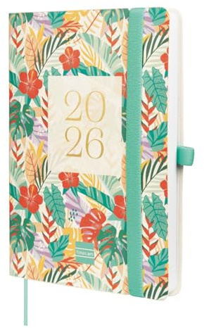 Finocam – Capri 16-month Planner 2025-2026 Horizontal Week View September 2025 – December 2026 (16-month) Jungle International