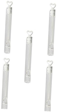 CIYODO 24stücke Herzförmige Leere Seifenblasenflasche Hochzeit Party Favors Leichte Kunststoffbehälter Für Seifenwasser Mit Schönem Deckel Portabel Für Hochzeiten Und Feiern