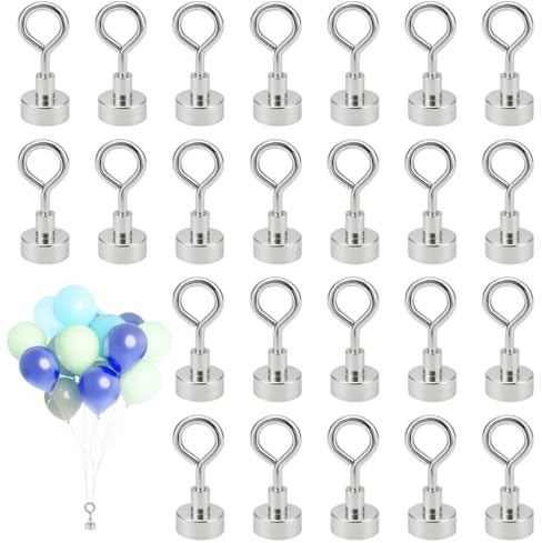 Girihe 24 pesi per palloncini a elio, peso per palloncini, extra forti (forza di serraggio 8 kg, diametro 16 mm), riutilizzabili, per feste, matrimoni, compleanni, Natale