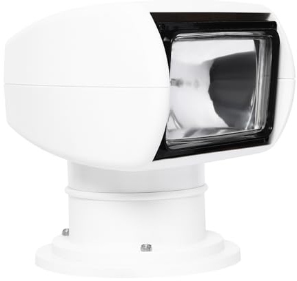 Sökljus, båtschinljus, 100 W, arbetsbelysning, 12 V, 800 m, belysningsavstånd, 2300 lm ljusflöde, 355 graders rotation, IP66