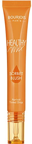 Bourjois - Blush liquide Healthy Mix Sorbet Blush - Formule gel - Pour joues et lèvres - 02 Abricot - 20ml