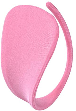Haptian Women C String Mini Cover Briefs Solid Color Invisible Knickers Leopard Lingerie(Pink-1piece)