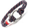 ZENSE - Bracelet marin avec cordon bleu et fermeture manille ZB0337