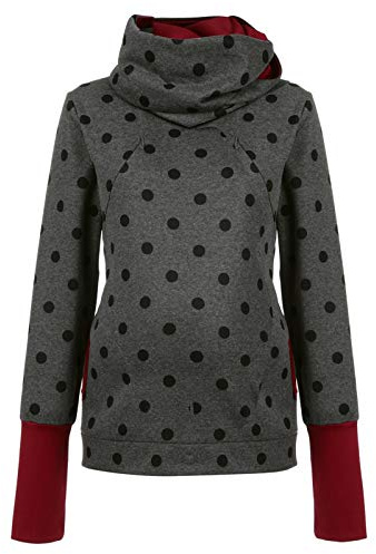 Pull Femme Top Allaitement Sweat-shirts Grossesse Blouse de Maternité Tunique Élégant Solennel