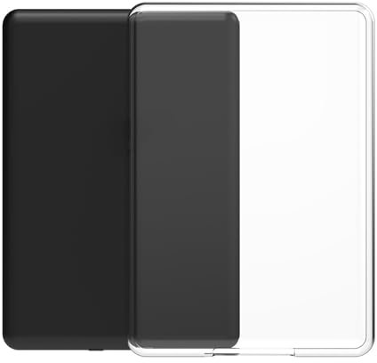 Durchsichtige Hülle kompatibel mit 7 Zoll Kindle Paperwhite 2024 der 12. Generation und Kindle Colorsoft, weiche, Flexible TPU-Rückseite, kratzfester Schutz, ultradünne Hülle (Hohe Transluzenz)
