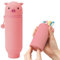 LIHITLAB PuniLabo Stifteetui (Stifthalter), 6,1 x 19,8 cm, Schwein (A7712-5), Medium: 6,1 x 19,8 cm