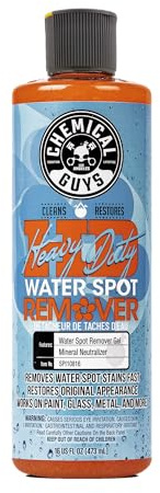 Chemical Guys Heavy Duty Water Spot Remover Gel for Paint, Glass, and Metal - Mineral and Water Spot Remover for Cars, Trucks, Motorcycles, RVs & More - 16 oz