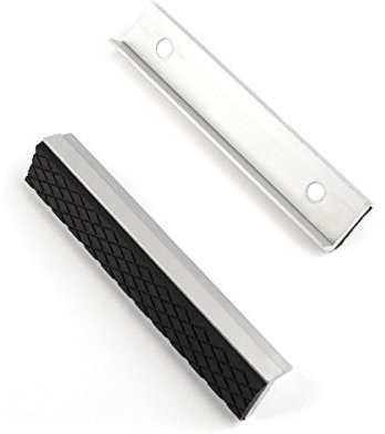 GSR Mâchoires de protection pour étau,2 pièces,Mâchoires d'étau,Mâchoires de protection pour étau de machine,Surface antidérapante caoutchoutée (150 mm)