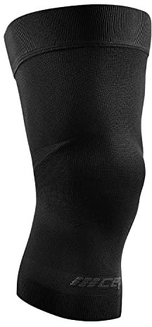 CEP - ORTHO KNEE SLEEVE LIGHT SUPPORT COMPRESSION unisex | Kniebandage mit sanfter Entlastung des Kniegelenks | Knie Bandage zur Stabilisierung vom Knie | Flexible Kniegelenk Bandage | Black | L