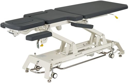 general merchandising Lettino elettrico per Fisioterapia, Osteopatia e Chinesiterapia – Lettino professionale con Regolazione Altezza – 1 Drop Aggiuntivo in Omaggio (Cervicale e Toracico)