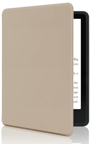 MOROCK Slim Case for Kindle Paperwhite 11th Generation(2021 Release,Model NO.M2L3EK),Fits 6.8 Amazon Kindle Paperwhite Signature Edition, Lightweight PU Leather Cover,Oat Coffee
