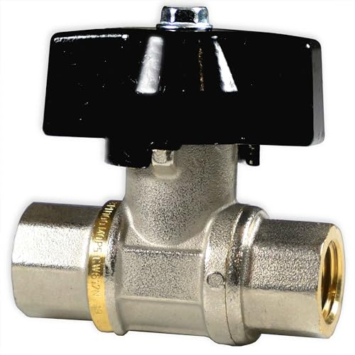 Ball Valve - 3,000 PSI - 1/4 NPT - Durable Plated Brass Construction