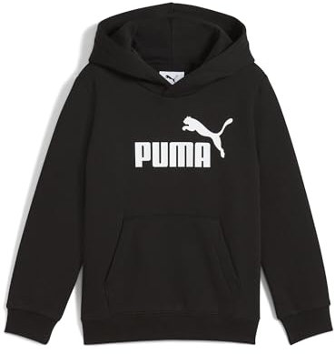 PUMA Unisex-Kinder ESS No. 1 Logo Hoodie FL PS Kapuzenpullis, PUMA Black, 110