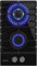 Cecotec Placa de Gas Butano y Natural 2 Fuegos Bolero Squad G 2200F Glass Black. 5250W, Cristal Negro, Parrillas Completas Hierro Fundido, WOK Triple Corona, Encendido Eléctrico, Sistema de Seguridad