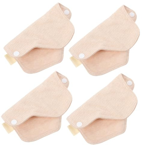 PACKOVE 4 Piezas Compresas Sanitarias Lavables y Reutilizables Menstruación Compresas Menstruales De Para Uso Diario