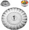NO Mnixy Cesta de Vapor Plegable,Cesta de Vapor para Verduras de Acero Inoxidable,Bandeja de Vapor Multifuncional para Ollas a Presión,Cocción de Mariscos de Comida Vegetariana al Vapor,18 a 27 cm