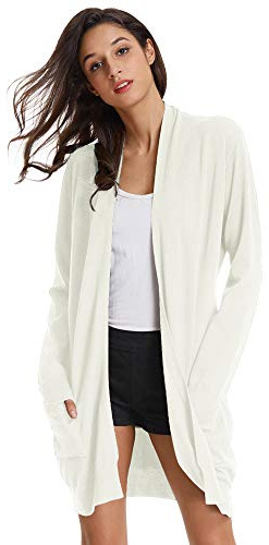 GRACE KARIN Femmes Cardigan Manches Longues Décontracté Tricoté Sweaters Casual Chaud en Hiver avec Poches Outwear