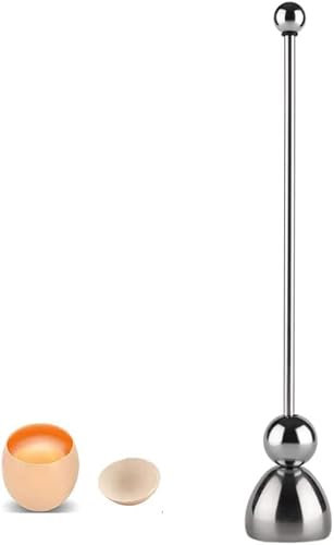 Cortador de cáscara de huevo de acero inoxidable, cortador de huevos de acero inoxidable, abridor de huevos, galletas de huevo, separador de huevos cocidos, cortador de cáscara de huevo para huevos