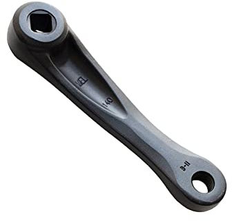 rockible Kinderfahrrad Kurbelarm Aus Aluminiumlegierung, Linker Einzelketten Kurbelarm für Fahrrad Ersatzzubehör, 140MM