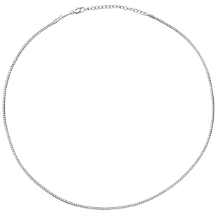 Breil, Collezione Holt, Collana Uomo in Acciaio, Catena Snake in Acciaio Lucido, Chiusura a Moschettone, Lunghezza Regolabile