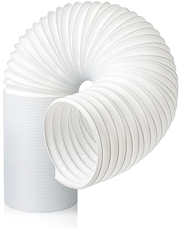 200CM Tuyau Climatiseur Mobile, Extensible Diamètre 15cm Tuyau Filetage Anti-horaire, LTZGO de Rechange pour Kit de démontage