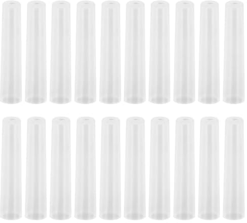 ORFOFE 20 Piezas Tapas Transparentes para Lápices Portátiles Protectores de Punta para Diseño Seguro Antirrotura Prolongan Útil para Escuela y Oficina