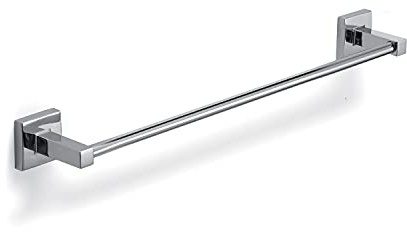 Gedy Olimpo Portasciugamani da bagno, 48,4 x 6,8 x 4,5, cromato, in acciaio inox, può essere tagliato la barra