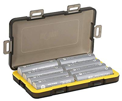 AA 14500 Compact Battery Organiser 8 Slot Small Battery Holder Battery Case