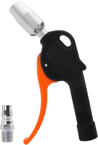 WorkPad großer Strom Ausblaspistole Druckluft, Druckluftpistole,Luftpistole für Kompressor,Profi-Typ, Einstellbare Durchflussmenge,für die Reinigung von Autos, Industrielle Entstaubung.