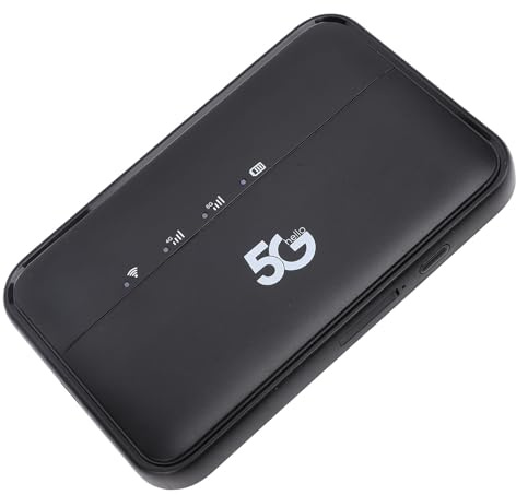 Hotspot Mobile Wi-Fi 5G, Hotspot WiFi6 Ad Alta velocità in Tutto il Mondo per Viaggi, Router Gigabit Portatile Sbloccato Impermeabile IP54 e Ricaricabile da 10000 MAh con Slot