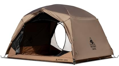 OneTigris JOVIAN Camping Zelt 4 Personen wasserdicht 2000 mm Außenzelt 3 Jahreszeiten Familienzelt Kuppelzelt für Outdoor, Camping
