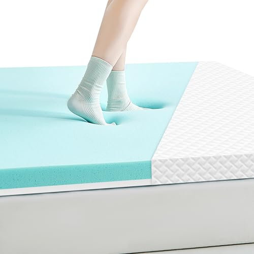 Topper – Matratzen 7 cm Höhe ROYGBIV mit H2/H3 Härte, Gel Topper für Komfort und Druckentlastung vielseitiger Mattress für erholsamen Schlaf (90x200cm)
