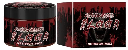 Sangre Falsa - Sangre De Vampiro | Halloween Fake Blood Makeup | Pintura Corporal Realista, Líquido De Vestuario Lavable Para La Cara, La Piel, La Ropa | Props De Escenario Teatral Seguro Zombie, Paya