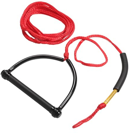 GALPADA Wear-resist Water Ski Rope with Handle Design Heavy Duty PP Material Anti-kink and UV Resistant Tow Rope for Wakeboard Kneeboard and Water Sports Activities Portable