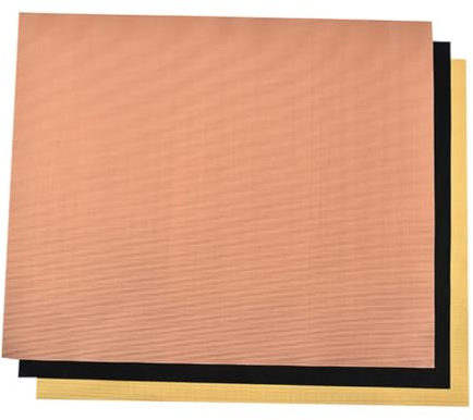 GALPADA 3 Piezas Alfombrillas para Barbacoa Reutilizables Antiadherentes de Fibra de Vidrio Resistentes al Calor Tapetes para Hornear BBQ Pads Impermeables para Parrilla Colores Negro