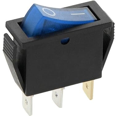 CABLEPELADO Interruttore a bilanciere, Interruttore a 3 vie, Interruttore a bilanciere a 3 pin, Interruttore ON-OFF SPST, Interruttore ON/OFF, Interruttore a doppio polo, 16A 250VAC | 20A 125VAC, Luce