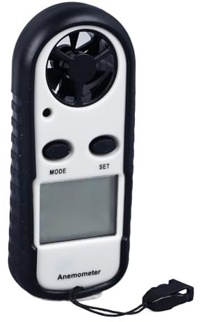 LCD Digital Anemometer, High Accuracy Wind Speed Meter for Outdoor, Smart Testing