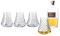BBOHEMIAN Whiskeyglas RUM/Snifter Set 4er 240ml FABIAN, Exklusiv Rum Gläser Set, Tumblergläser, Geschenke für Männer für Cocktails, Gin, Bourbon, Rum, Trinkgläser Geschenkset