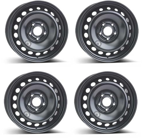 4x Alcar Llantas de acero 4-9563 6.5Jx16 ET47 5x114,3 compatible con Renault Fluence Grand Scenic Megane Scenic