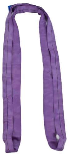 TIKATARER Lifting Straps For Hoist, 1T Round Lifting Sling Strap Purple Pes Rigging Accessory Lifting Slings and Straps Endless Round Sling For Ship, Machinery, Construction (6m)