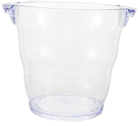 HOLIDYOYO 1 Pz Ice Cube raffrescamento Secchiello Vino confee Barre Chiaro Secchiello per Il Ghiaccio del Vino Freddo Secchio per Il Raffreddamento delle Bevande Secchio di Ghiaccio p.s