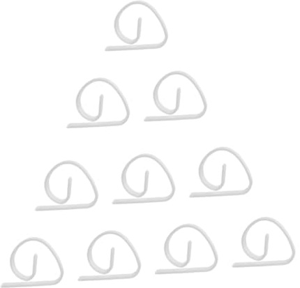 Holibanna 10 Piezas Pinzas para Mantel De Plástico Transparente De Abs Pinzas Sujetamanteles Hogar Restaurante y Hotel para Caminos De Mesa