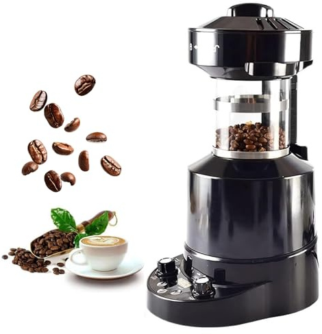 Professional Electric Coffee Roaster Machine - 2100W Adjustable Temperature & Timing for Perfect Roasting of Coffee Beans, Nuts, and Grains
