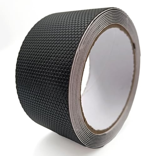 ONTWIE Gummigreppband, ultrastark självhäftande halkskyddsdyna, halkfri, vattentät och hållbar grepptejp för hemmabruk, perfekt för handtag, trappor, verktyg och släta ytor