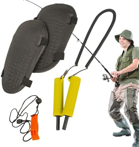 Accessoires pour équipement de survie avec sifflet | avec genouillères et pointes | pour ski, randonnée, patinage, luge, hiver, sauvetage, randonnée