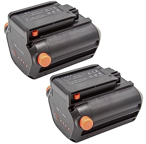 vhbw 2X Batería Compatible con Gardena THS Li-18/42 (8881-20) cortacésped Tijeras cortacésped 2000mAh 18V Li-Ion