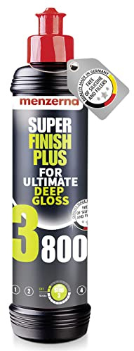 menzerna “Super Finish Plus 3800” I Deep Gloss Polish for a Perfect Mirror Finish I Polishing Compound for Micro Scratches & Holograms I Silicone Free I 8 fl oz.