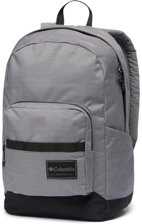 Columbia Unisex Adult Zigzag Backpack, Backpack, City Grey Heather/Black, Size O/S